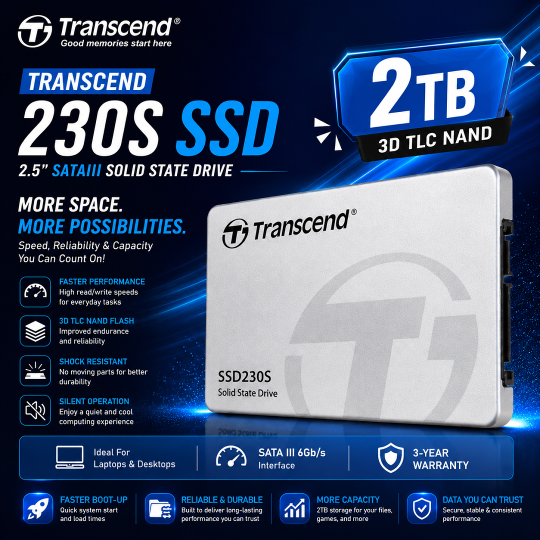 Transcend 230S 2TB SATAIII SSD