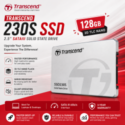 Transcend 230S 128GB 2.5 Inch SATAIII SSD